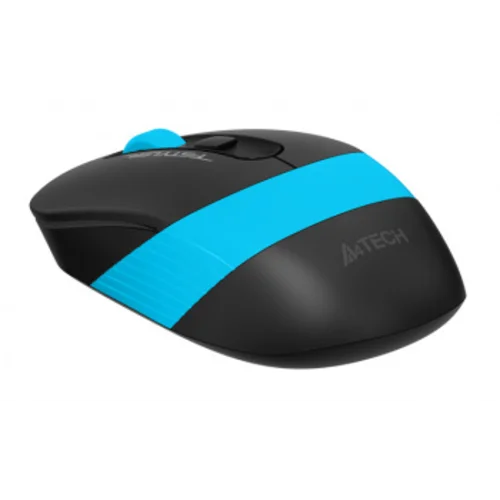 Мышь A4Tech Fstyler FG10 черный/синий оптическая (2000dpi) беспроводная USB (4but)